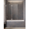 Radaway Essenza Pro Brushed Nickel PND II szálcsiszolt króm kádparaván 130 átlátszó jobbos