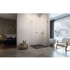 Radaway Essenza Pro Gold KDD szögletes arany zuhanykabin 80x80 átlátszó