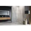 Radaway Essenza Pro White KDD szögletes fehér zuhanykabin 100x80 átlátszó