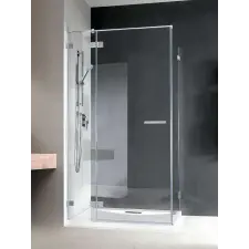 Radaway Euphoria KDJ szögletes zuhanykabin 120x110 átlátszó balos kád, zuhanykabin