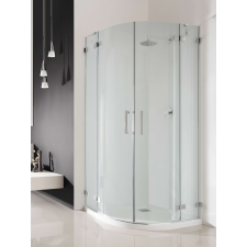 Radaway Euphoria PDD íves zuhanykabin 80x80 átlátszó kád, zuhanykabin