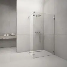 Radaway Euphoria Walk-in II zuhanyfal 120 átlátszó kád, zuhanykabin