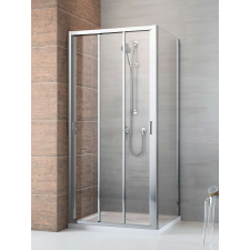 Radaway EVO DW+S zuhanykabin 95x80 átlátszó kád, zuhanykabin