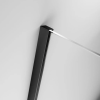 Radaway Furo Black PND II fekete kádparaván 110 átlátszó jobbos