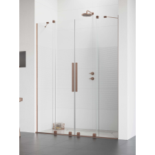 Radaway Furo Brushed Copper DWD szálcsiszolt réz zuhanyajtó 200 átlátszó kád, zuhanykabin