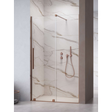 Radaway Furo Brushed Copper DWJ szálcsiszolt réz zuhanyajtó 140 átlátszó jobbos kád, zuhanykabin