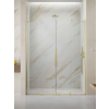 Radaway Furo Brushed Gold DWD szálcsiszolt arany zuhanyajtó 160 átlátszó