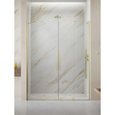 Radaway Furo Brushed Gold DWD szálcsiszolt arany zuhanyajtó 180 átlátszó kád, zuhanykabin