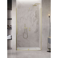 Radaway Furo Brushed Gold DWJ szálcsiszolt arany zuhanyajtó 160 átlátszó jobbos kád, zuhanykabin