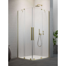 Radaway Furo Brushed Gold KDD szögletes szálcsiszolt arany zuhanykabin 90x120 átlátszó kád, zuhanykabin