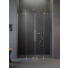 Radaway Furo Brushed Nickel DWD szálcsiszolt króm zuhanyajtó 200 átlátszó