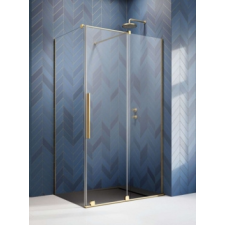 Radaway Furo Gold KDJ szögletes arany zuhanykabin 90B+110 kád, zuhanykabin