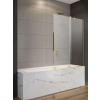 Radaway Furo Gold PND II arany kádparaván 140 átlátszó balos