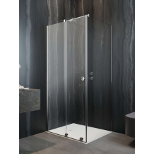 Radaway Furo KDJ RH szögletes zuhanykabin 90x75 átlátszó balos kád, zuhanykabin