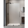 Radaway Furo SL Black Walk-in fekete zuhanyfal 120 átlátszó jobbos