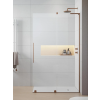 Radaway Furo SL Brushed Copper Walk-in szálcsiszolt réz zuhanyfal 90 átlátszó balos