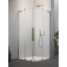 Radaway Furo SL Brushed Gold KDD szögletes szálcsiszolt arany zuhanykabin 120x80 átlátszó kád, zuhanykabin