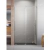 Radaway Furo SL Brushed Nickel DWJ szálcsiszolt króm zuhanyajtó 110 átlátszó jobbos
