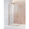 Radaway Furo SL Gold KDD szögletes arany zuhanykabin 90x120 átlátszó