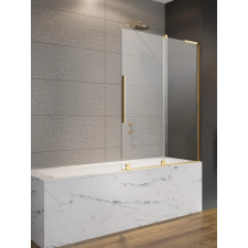 Radaway Furo SL Gold PND II arany kádparaván balos kád, zuhanykabin