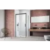 Radaway Idea 8 Black KDJ szögletes fekete zuhanykabin 120x70 átlátszó balos
