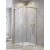 Radaway Idea 8 Brushed Gold KDD 80x80 szögletes tolóajtós zuhanykabin, szálcsiszolt arany 10370080-99-01L,10370080-99-01R