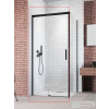 Radaway Idea 8 KDJ 140B zuhanykabin balos ajtó része, fekete 10340720-54-01L+10350653-01-01