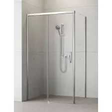 Radaway Idea 8 KDJ szögletes zuhanykabin 130x80 átlátszó jobbos kád, zuhanykabin