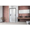 Radaway Idea Black KDJ szögletes fekete zuhanykabin 130x90 átlátszó jobbos