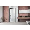 Radaway Idea Black KDJ szögletes fekete zuhanykabin 140x90 átlátszó jobbos