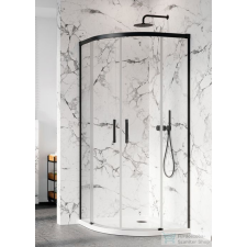 Radaway Idea Black PDD 90x90 íves zuhanykabin kád, zuhanykabin