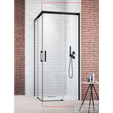 Radaway Idea KDD 90J zuhanykabin jobbos ajtó része, fekete 10370090-54-01R kád, zuhanykabin