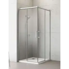 Radaway Idea KDD szögletes zuhanykabin 70x120 átlátszó kád, zuhanykabin