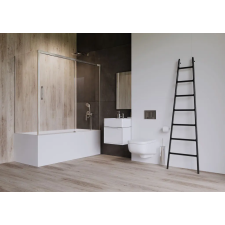 Radaway Idea PN DWJ+S kádparaván 140x75 átlátszó balos kád, zuhanykabin