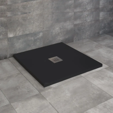 Radaway Kios C 80x80 műmárvány zuhanytálca fekete KC8080-54 kád, zuhanykabin