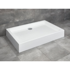  Radaway Laros D 90x100 akril zuhanytálca, lábbal és szifonnal kád, zuhanykabin