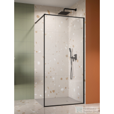 Radaway Modo F II Black 100 zuhanyfal, fekete (10409104-54-01) kád, zuhanykabin