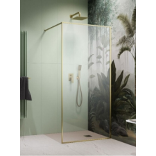 Radaway Modo F II Brushed Gold Walk-in szálcsiszolt arany zuhanyfal 160 kád, zuhanykabin