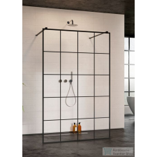 Radaway Modo New Black I Factory 160 zuhanyfal (388164-54-57) kád, zuhanykabin