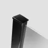 Radaway Modo New Black II 100 zuhanyfal törölközőtartóval, fekete (389104-54-01W)