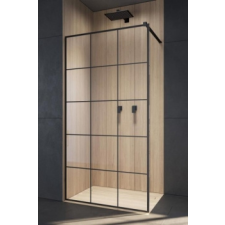 Radaway Modo New Black II Factory walk-in zuhanyfal,160x200cm kád, zuhanykabin