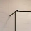 Radaway Modo New Black III Walk-in fekete zuhanyfal 90x140 átlátszó