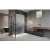 Radaway Modo New Black IV Walk-in fekete zuhanyfal 90x70 átlátszó