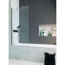 Radaway Modo New Black PNJ fekete kádparaván kád, zuhanykabin