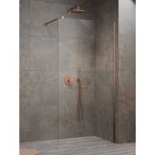 Radaway Modo New Brushed Copper II Walk-in szálcsiszolt réz zuhanyfal 60 kád, zuhanykabin