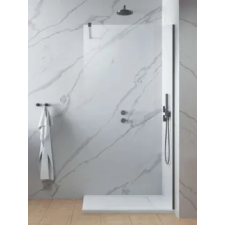 Radaway Modo New Brushed GunMetal II Walk-in szálcsiszolt fegyvermetál zuhanyfal 95 kád, zuhanykabin