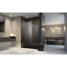 Radaway Modo New Gold II Walk-in arany zuhanyfal 90 átlátszó kád, zuhanykabin