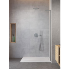 Radaway Modo SL II Brushed Nickel Walk-in szálcsiszolt króm zuhanyfal 80B kád, zuhanykabin