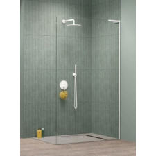 Radaway Modo SL II White Walk-in fehér zuhanyfal 100B kád, zuhanykabin