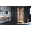 Radaway Modo X Black II Factory Walk-in fekete zuhanyfal 120 átlátszó